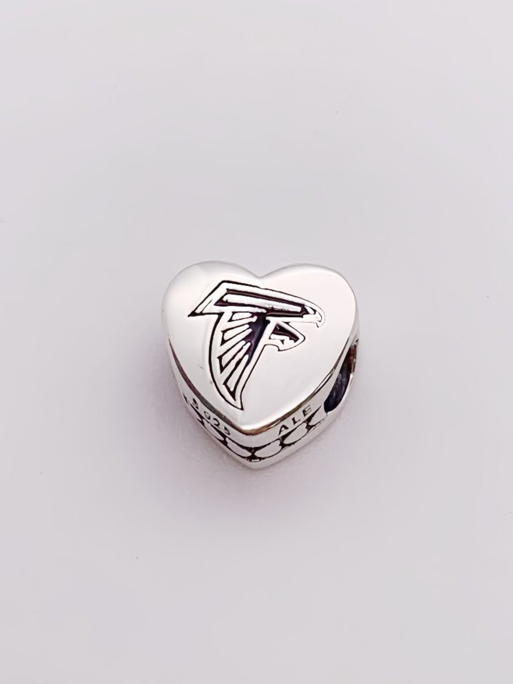 Pandora Atlanta Falcons Heart Charm